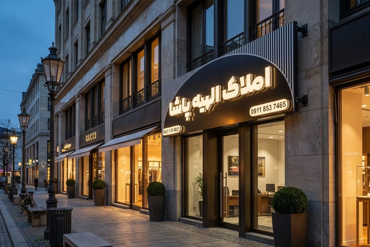 انواع حروف برجسته شامل چنلیوم، استیل و پلاستیک برای ساخت تابلو تبلیغاتی مدرن