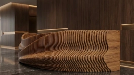 مجتمع تبلیغاتی و تابلوسازی سینار سازنده انواع میزهای کانتر جئومتریک و پارامتریک